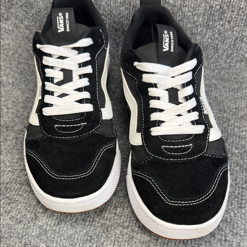Vans Range EXP Black & White Men's Low-Top Sneakers Size 10.5 - Picture 2 of 12